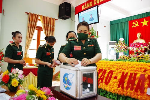 Hội Phụ nữ Bộ đội Biên phòng tỉnh Sơn La tổ chức Đại hội nhiệm kỳ 2021-2026